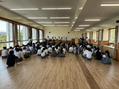 出発式の様子
